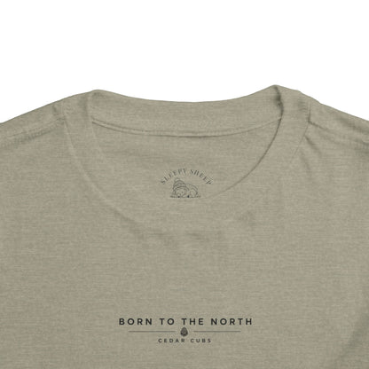 Toddler Tee — 'Cedar Cubs' Graphic (Born to the North)