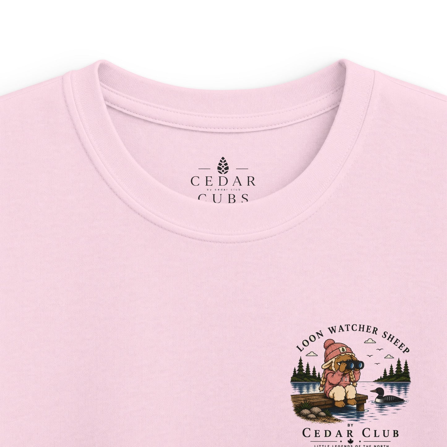 Loon Watcher Sheep Kids T-shirt