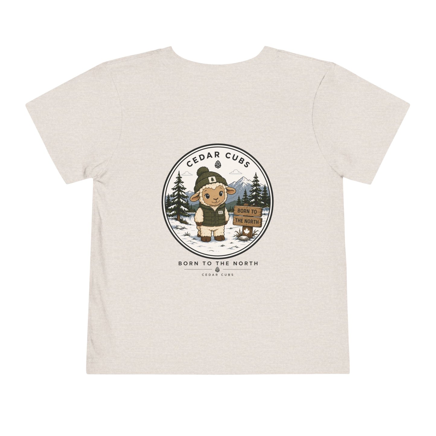 Toddler Tee — 'Cedar Cubs' Graphic (Born to the North)