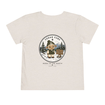 Toddler Tee — 'Cedar Cubs' Graphic (Born to the North)