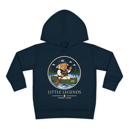 Copy of Toddler Hoodie — 'Little Legends' Canoeing Design | Cedar Cubs Personalized Pullover
