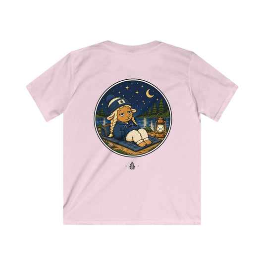 Stargazing Sheep Kids T-shirt