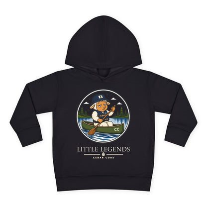 Copy of Toddler Hoodie — 'Little Legends' Canoeing Design | Cedar Cubs Personalized Pullover