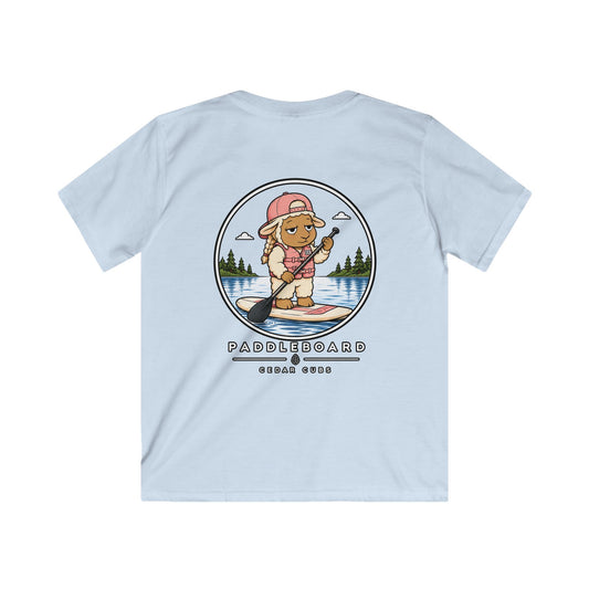 Paddle Board Sheep Kids T-shirt