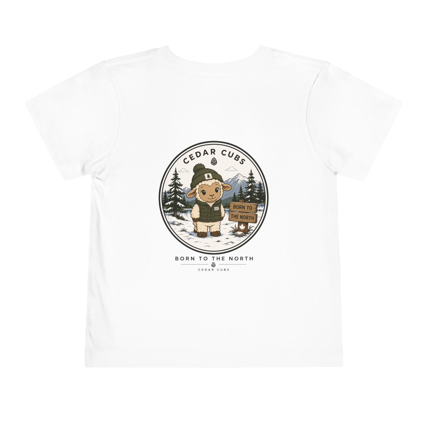 Toddler Tee — 'Cedar Cubs' Graphic (Born to the North)