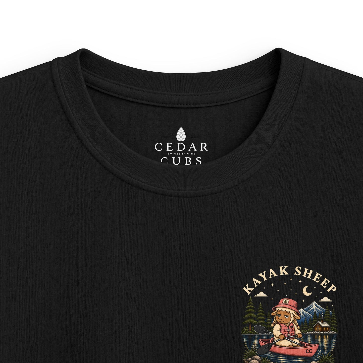 Kayak Sheep Kids T-shirt