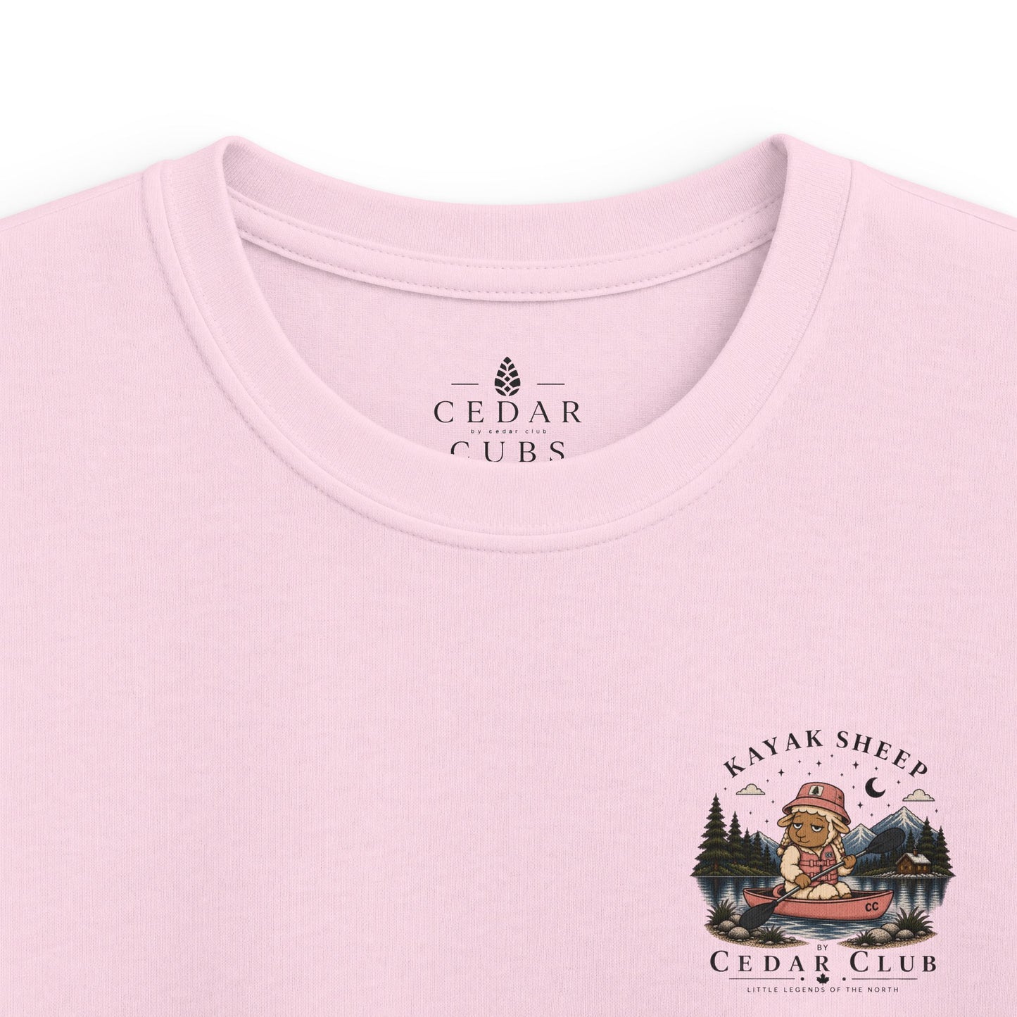 Kayak Sheep Kids T-shirt