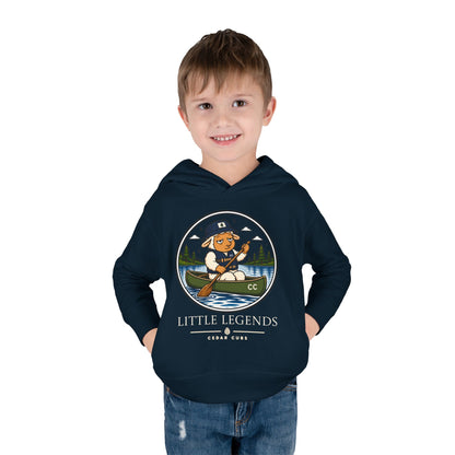 Copy of Toddler Hoodie — 'Little Legends' Canoeing Design | Cedar Cubs Personalized Pullover