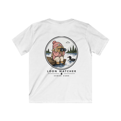 Loon Watcher Sheep Kids T-shirt