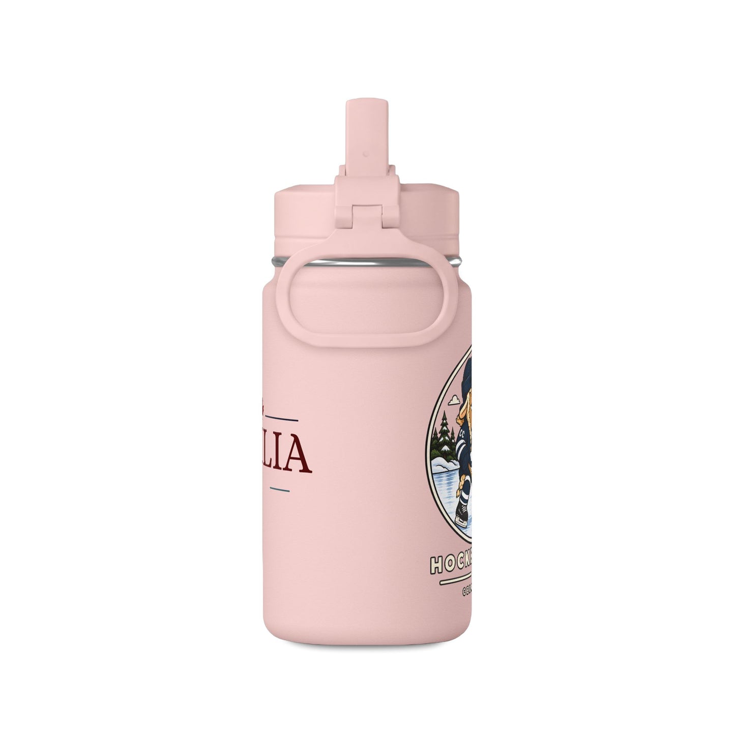 Hockey Sheep Mini Water Bottle — 14oz Kids/Travel Bottle