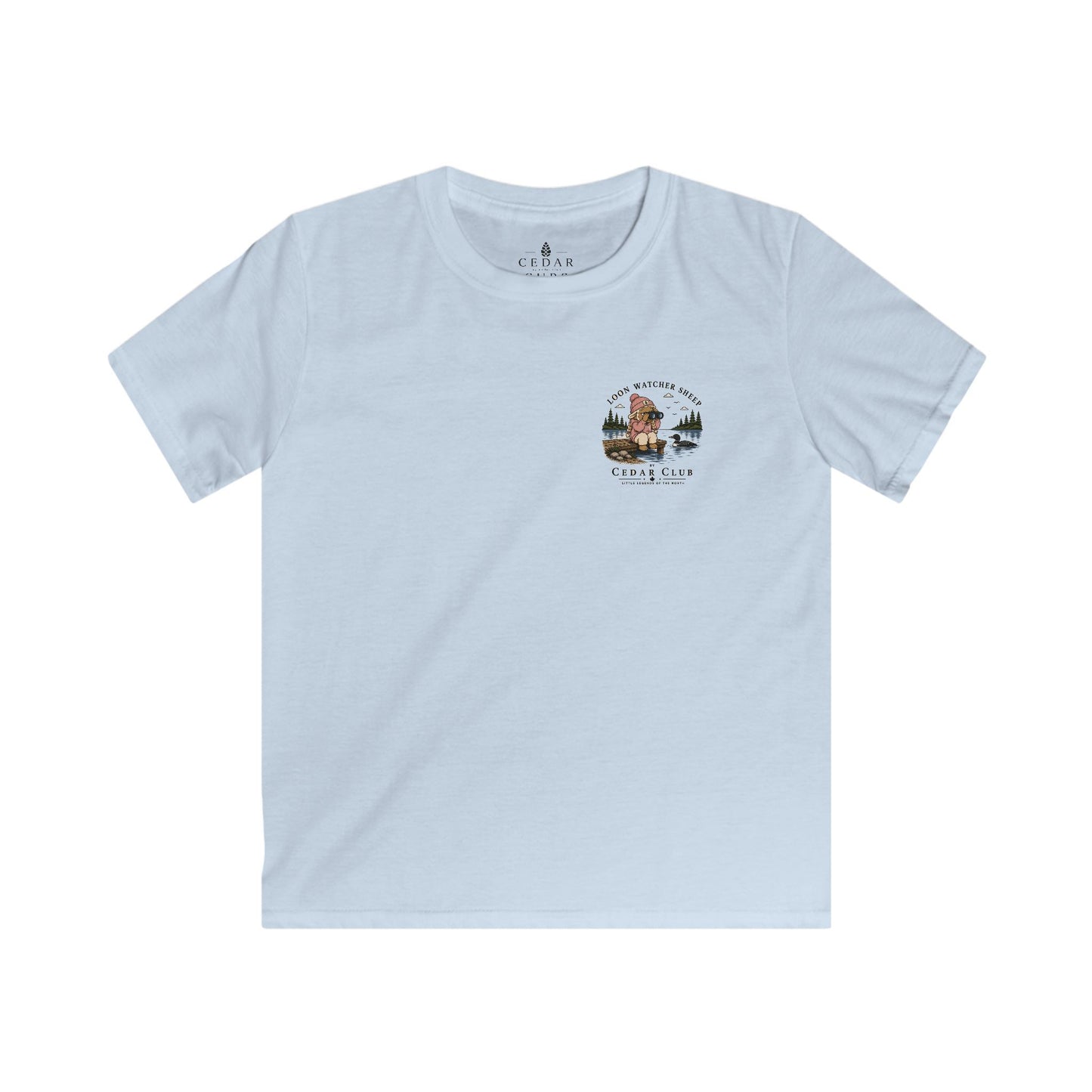 Loon Watcher Sheep Kids T-shirt