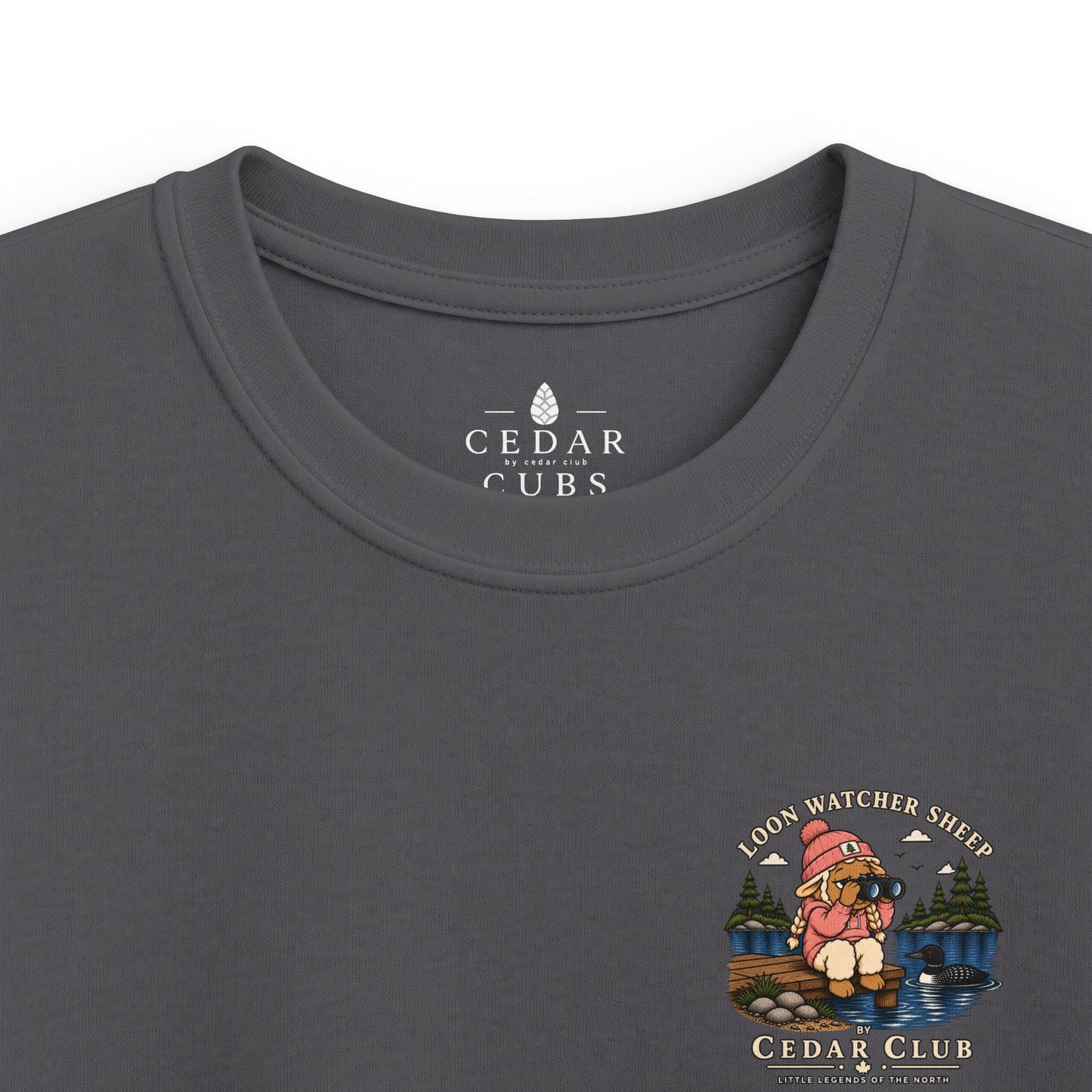 Loon Watcher Sheep Kids T-shirt