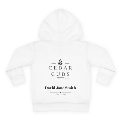 Toddler Hoodie — 'Little Legends' Boat Captain Design | Cedar Cubs Personalized Pullover