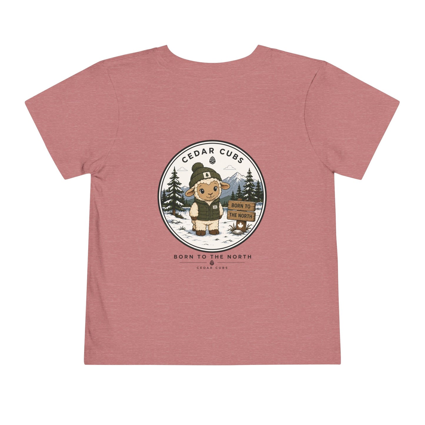 Toddler Tee — 'Cedar Cubs' Graphic (Born to the North)