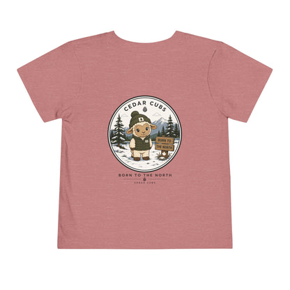 Toddler Tee — 'Cedar Cubs' Graphic (Born to the North)