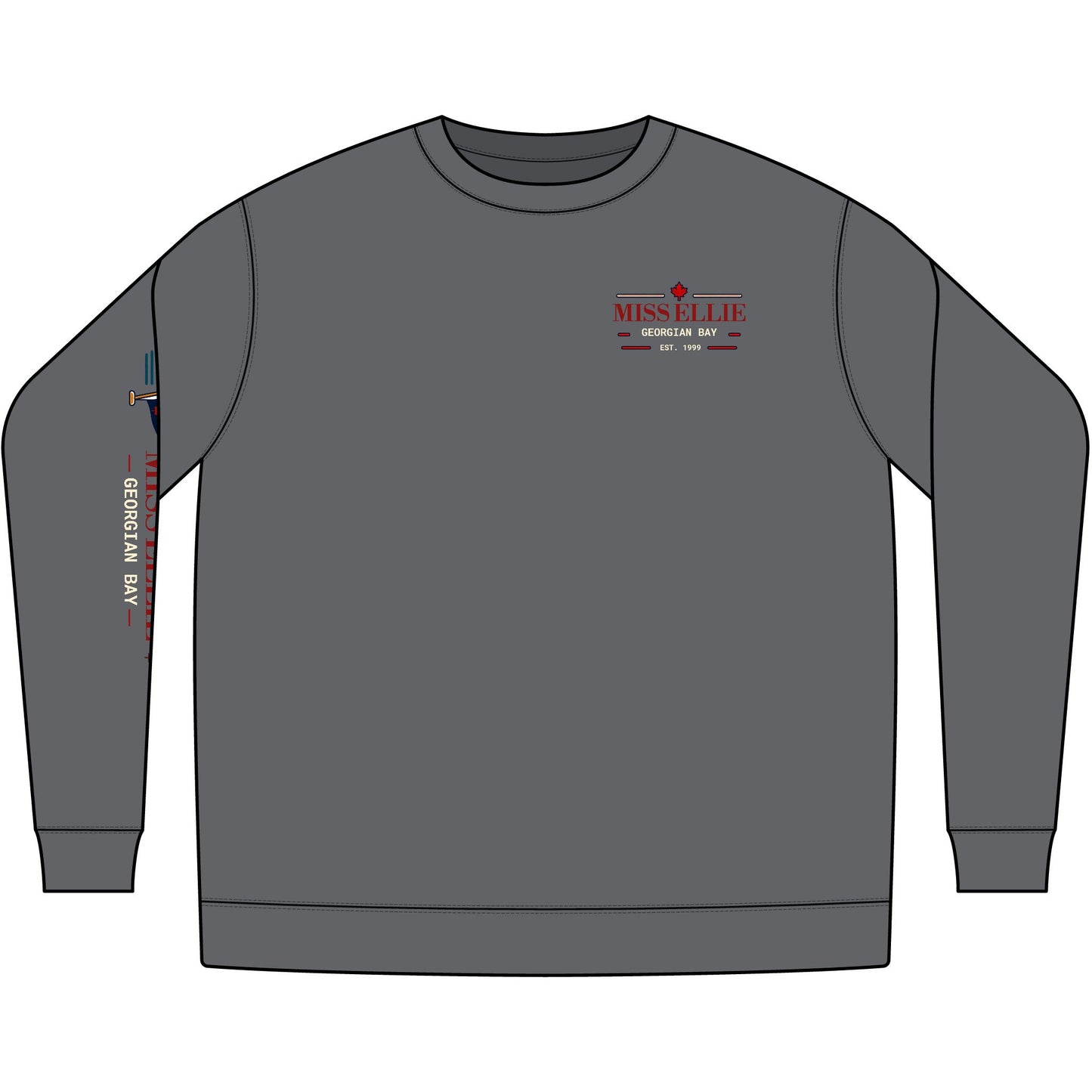 Cedar Club Crewneck Sweatshirt — Wake boat