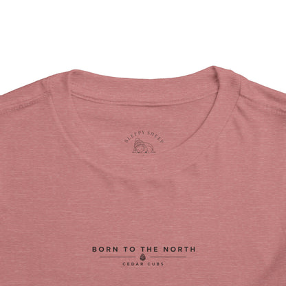 Toddler Tee — 'Cedar Cubs' Graphic (Born to the North)