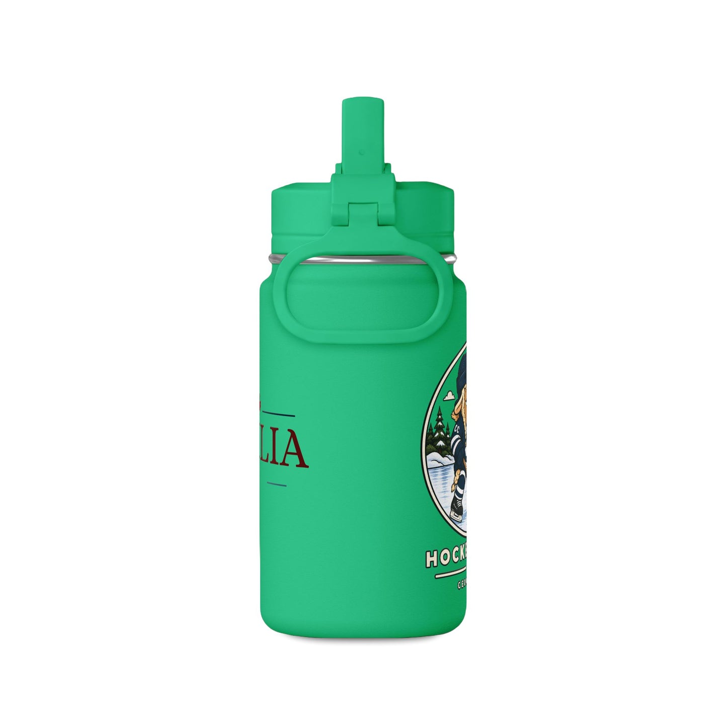 Hockey Sheep Mini Water Bottle — 14oz Kids/Travel Bottle