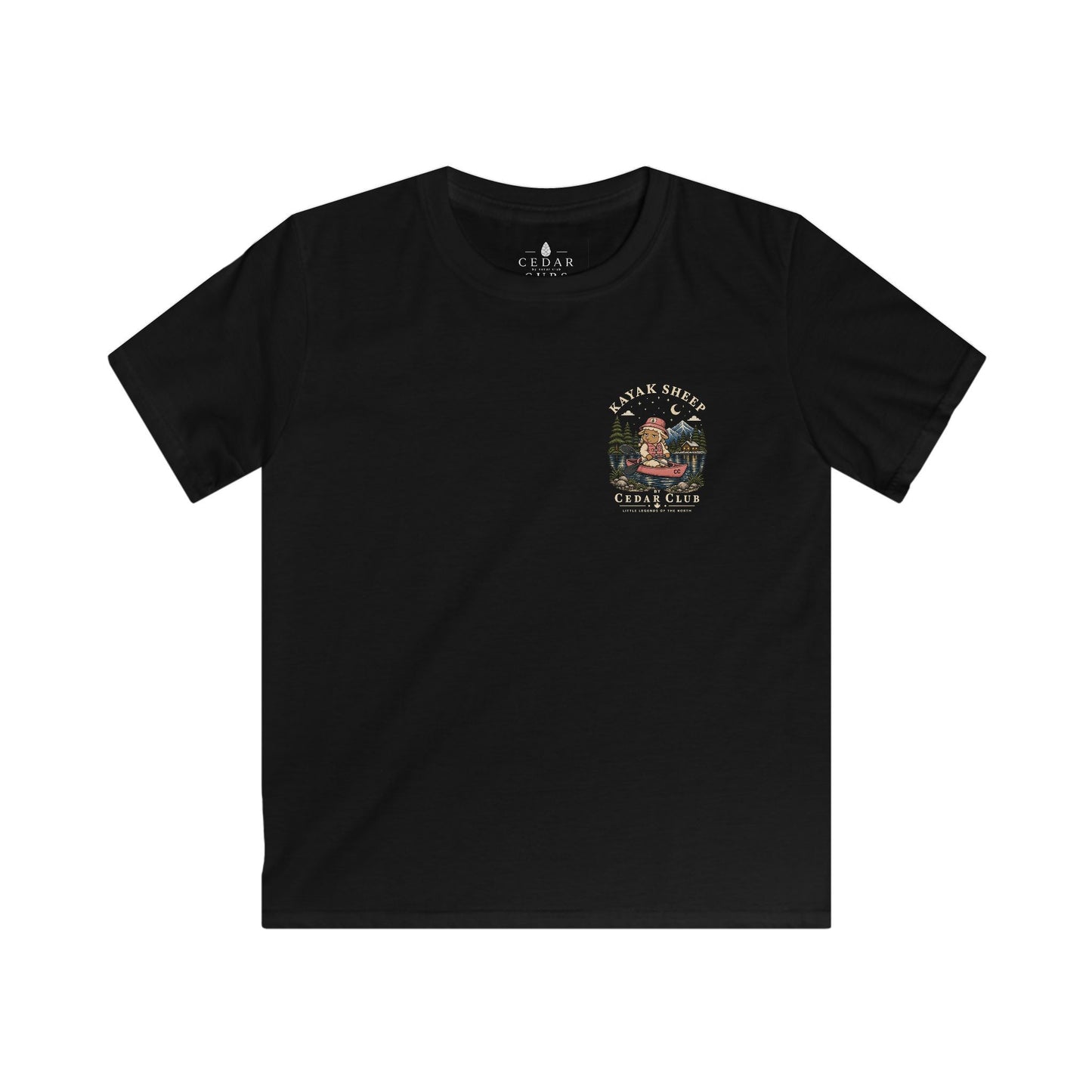 Kayak Sheep Kids T-shirt