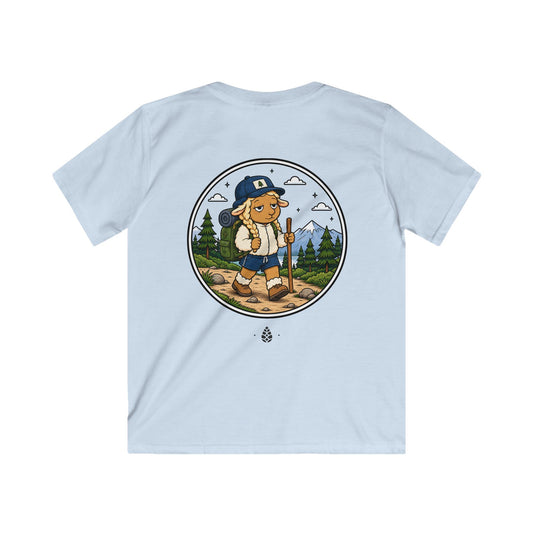 Hiking Sheep Kids T-shirt