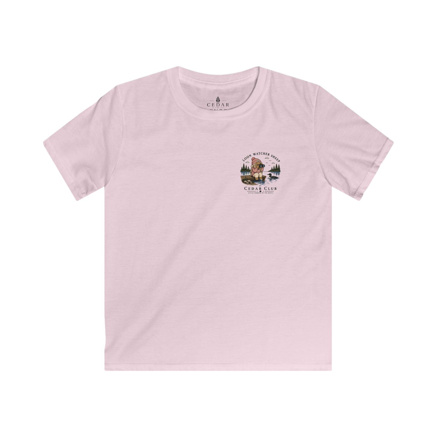 Loon Watcher Sheep Kids T-shirt