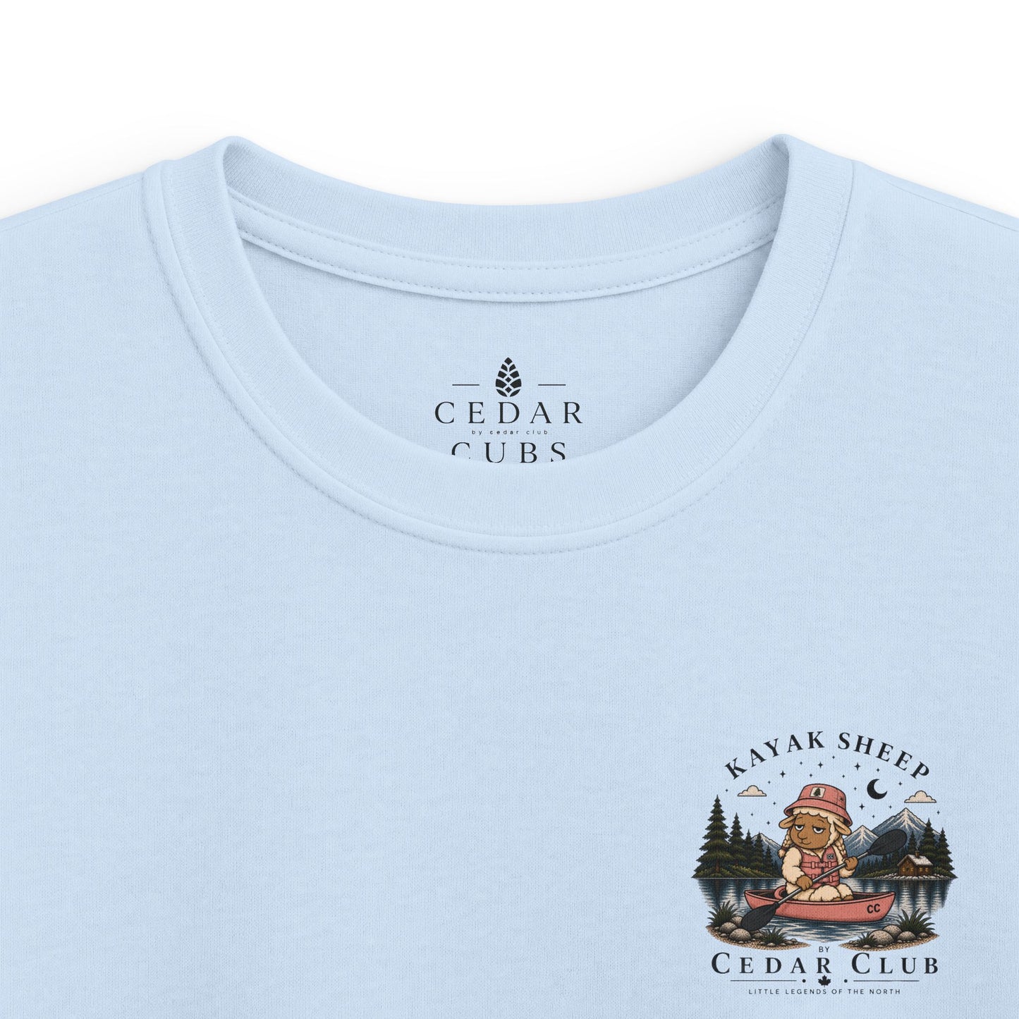 Kayak Sheep Kids T-shirt