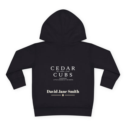 Toddler Hoodie — 'Little Legends' Boat Captain Design | Cedar Cubs Personalized Pullover