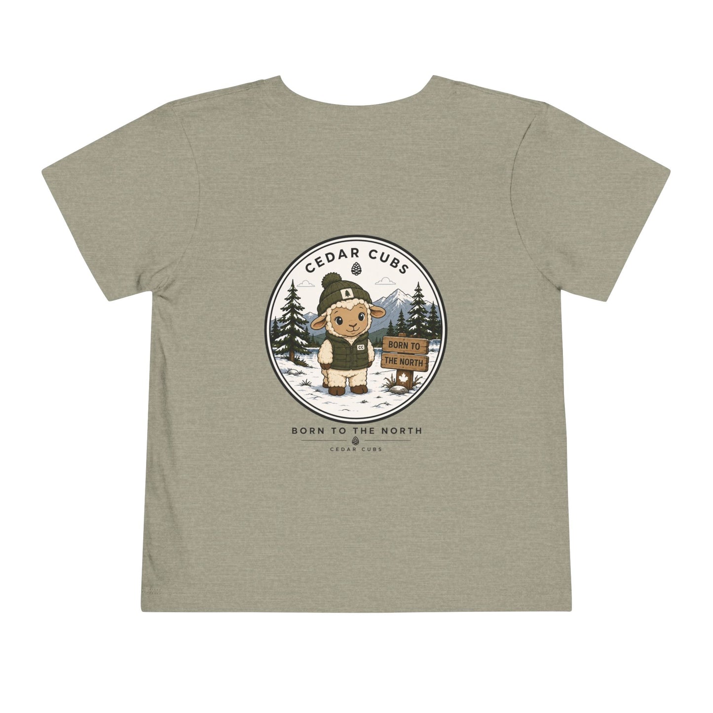 Toddler Tee — 'Cedar Cubs' Graphic (Born to the North)