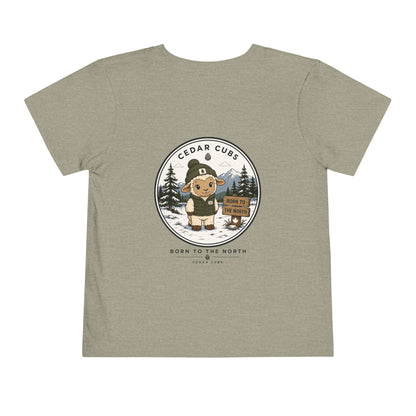 Toddler Tee — 'Cedar Cubs' Graphic (Born to the North)