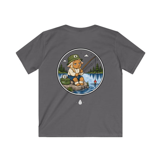 Fishing Sheep Kids T-shirt