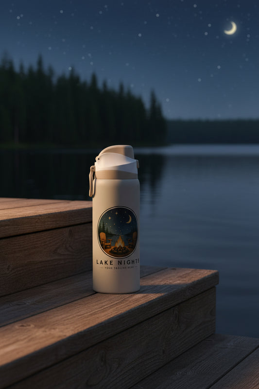 Lake Nights 32oz Insulated Water Bottle — Thermal Bottle