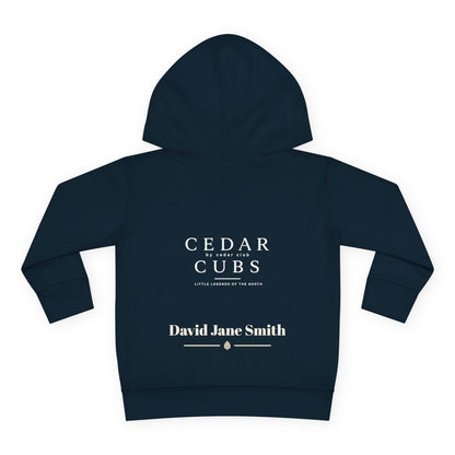 Copy of Toddler Hoodie — 'Little Legends' Canoeing Design | Cedar Cubs Personalized Pullover