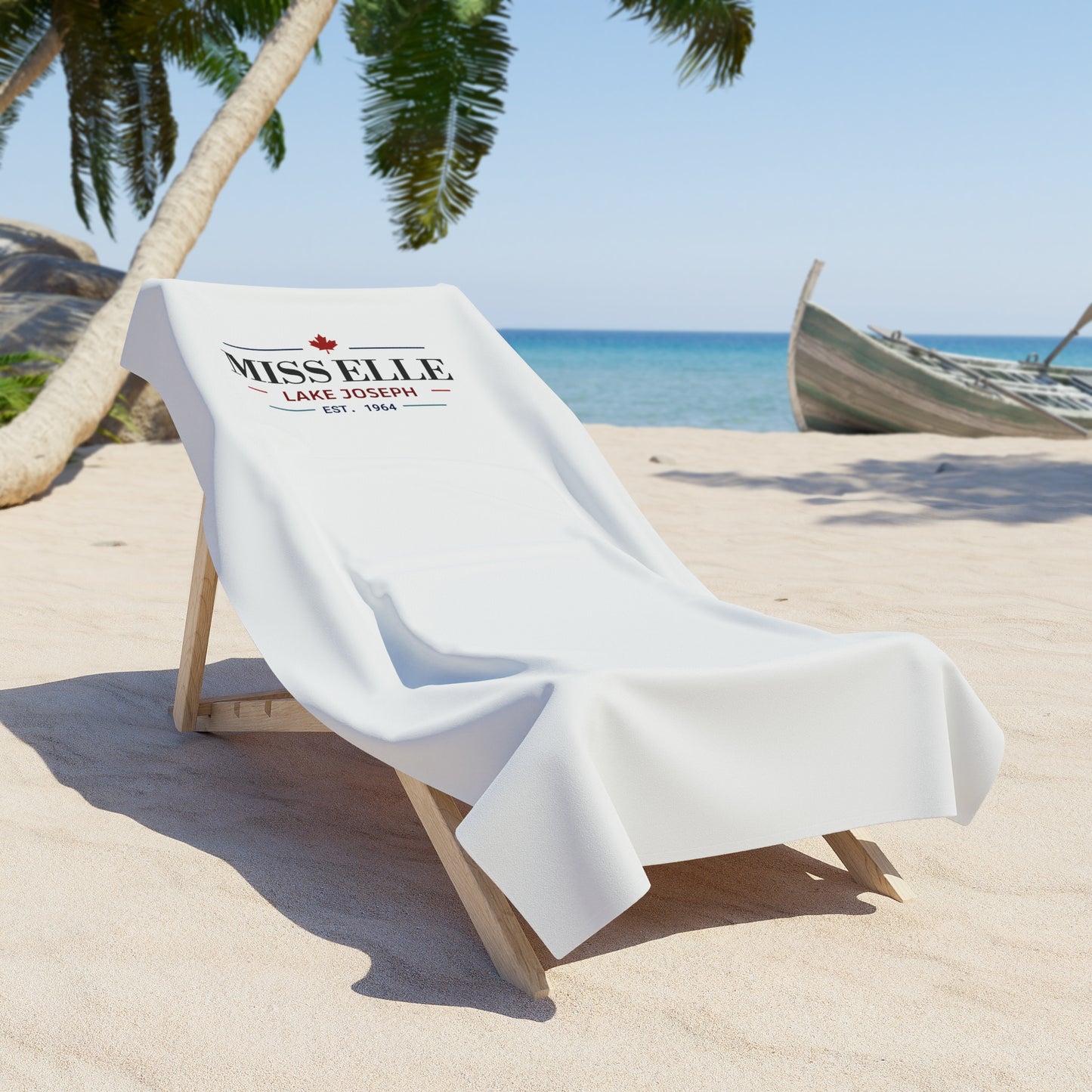 Personalized Logo Cotton Beach Towel