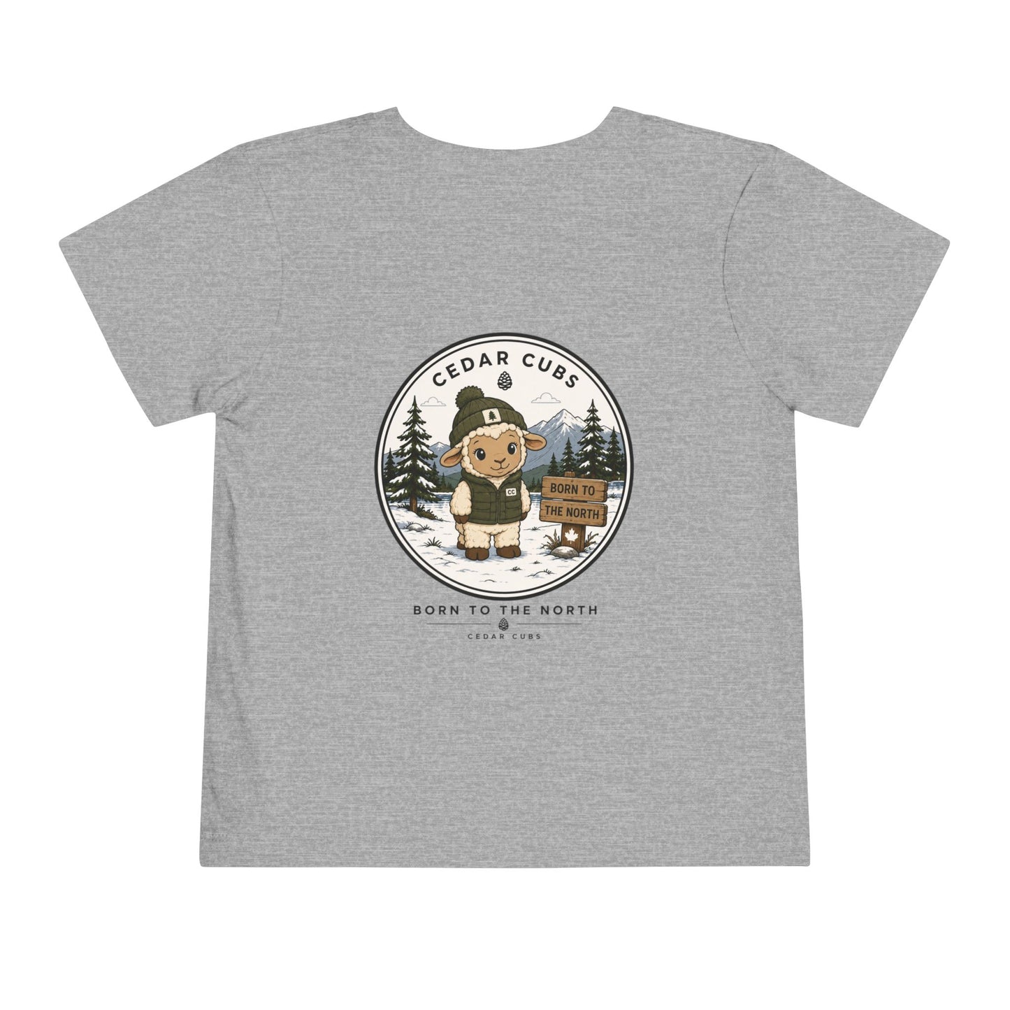 Toddler Tee — 'Cedar Cubs' Graphic (Born to the North)
