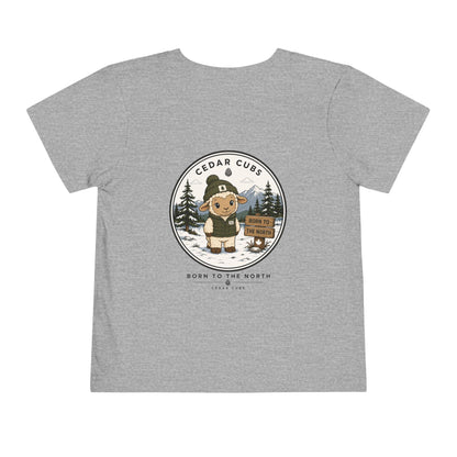 Toddler Tee — 'Cedar Cubs' Graphic (Born to the North)