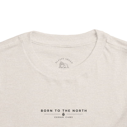 Toddler Tee — 'Cedar Cubs' Graphic (Born to the North)