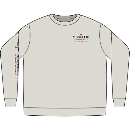 Cedar Club Crewneck Sweatshirt — Wake boat