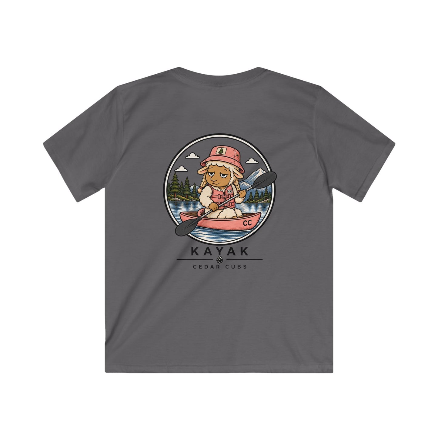 Kayak Sheep Kids T-shirt