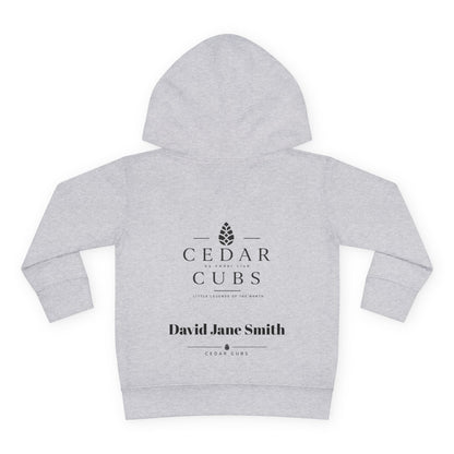 Toddler Hoodie — 'Little Legends' Boat Captain Design | Cedar Cubs Personalized Pullover