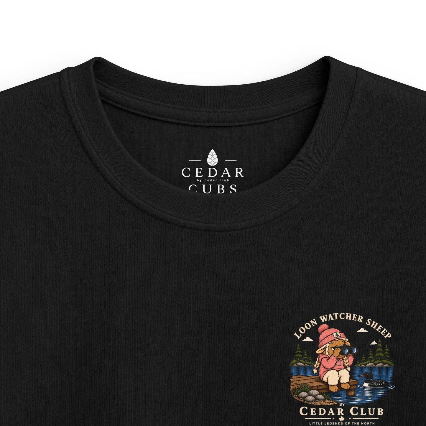 Loon Watcher Sheep Kids T-shirt