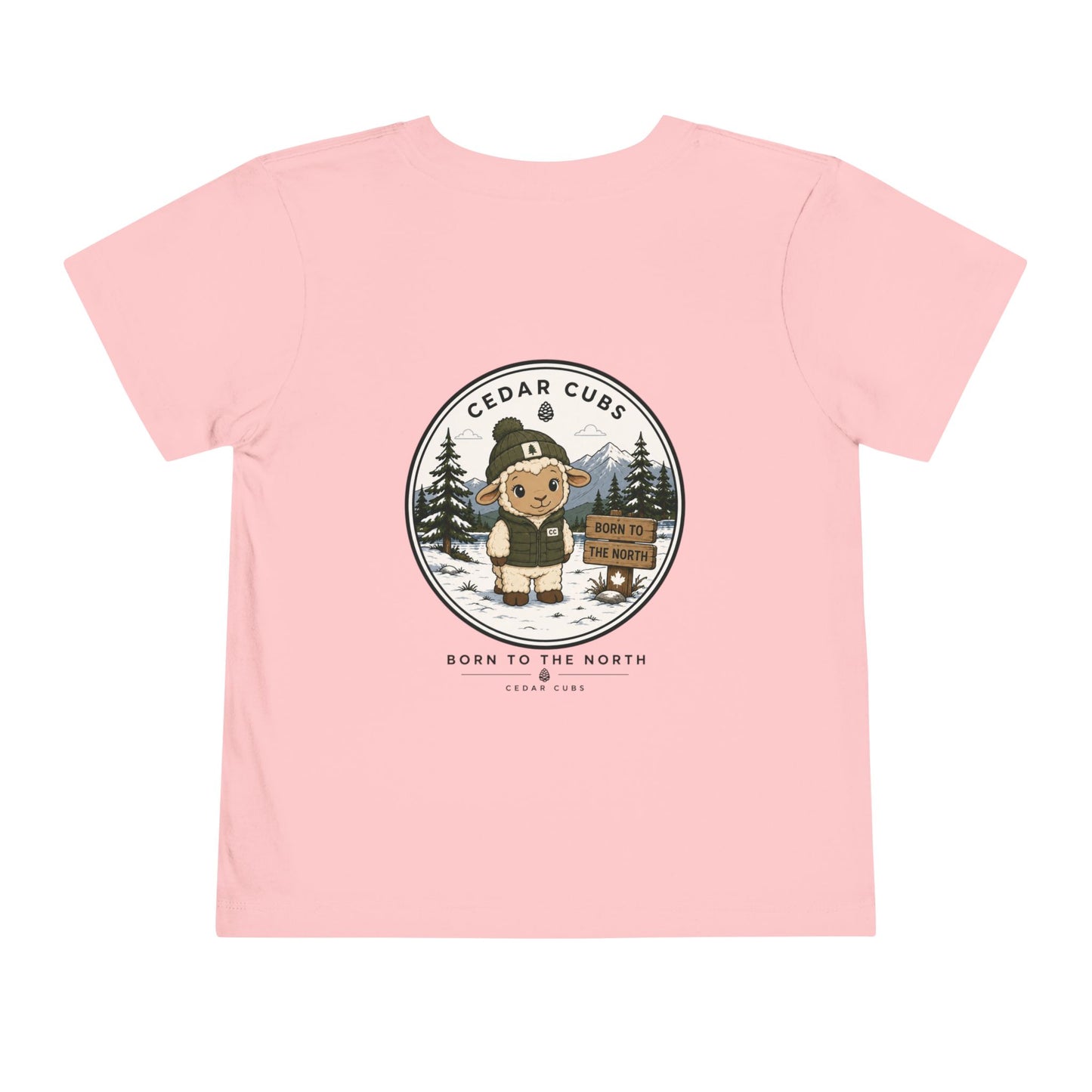 Toddler Tee — 'Cedar Cubs' Graphic (Born to the North)