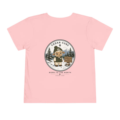 Toddler Tee — 'Cedar Cubs' Graphic (Born to the North)
