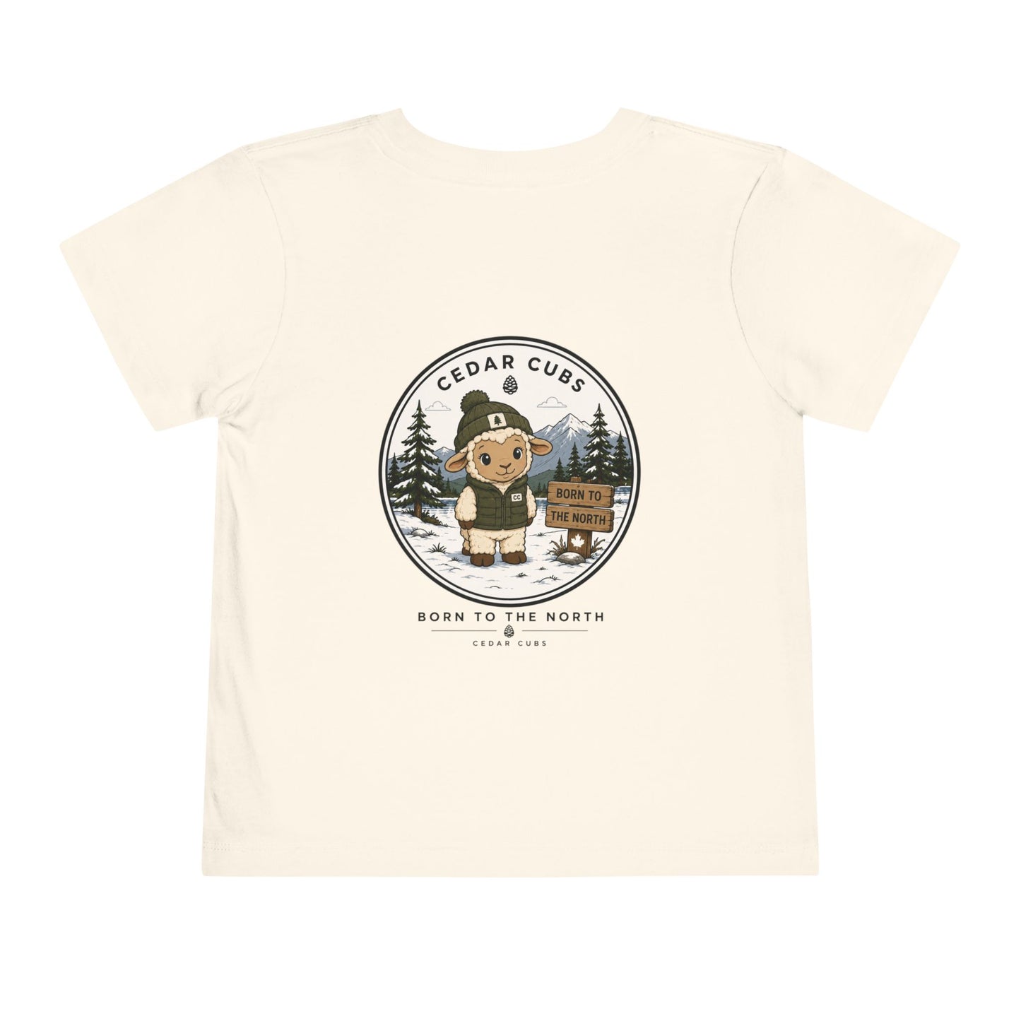 Toddler Tee — 'Cedar Cubs' Graphic (Born to the North)