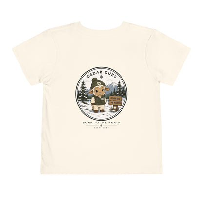 Toddler Tee — 'Cedar Cubs' Graphic (Born to the North)