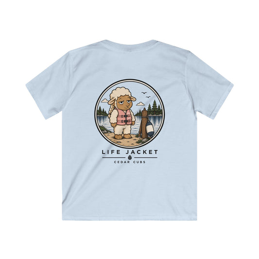 Life Jacket Sheep Kids T-shirt